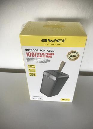 Повербанк awei j86a 100000 маг з led-дисплеєм