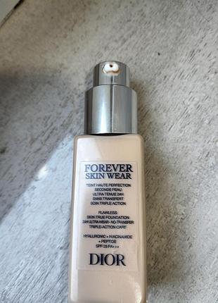 Тестер тонального dior forever skin wear