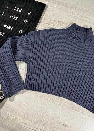 Вкорочений светр zara washed