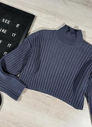 Вкорочений светр zara washed 2