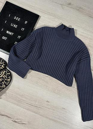 Вкорочений светр zara washed 4