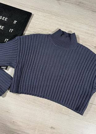 Вкорочений светр zara washed 5