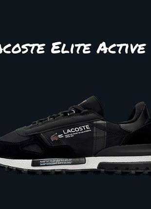 Lacoste elite active m black white 5