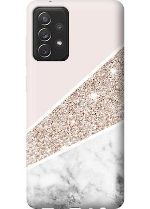 Чехол 2d пластиковый на телефон samsung galaxy a72 a725f пастельный мрамор "4342t-2247-58250"