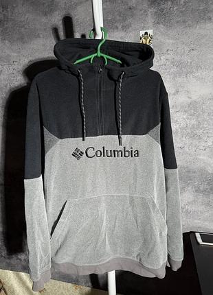 Худі чоловіче columbia сіре, чорне розмір m/l