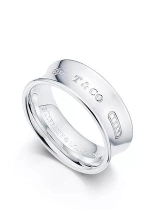 Каблучка tiffany 1837 ring of silver
