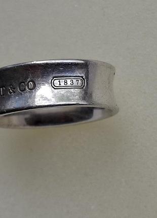 Каблучка tiffany 1837 ring of silver 2