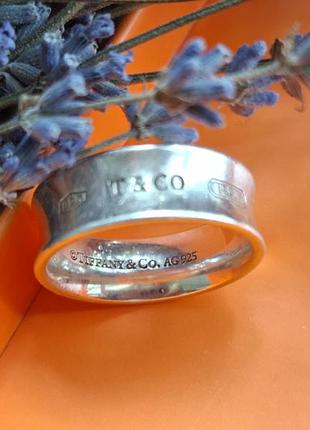 Каблучка tiffany 1837 ring of silver 7