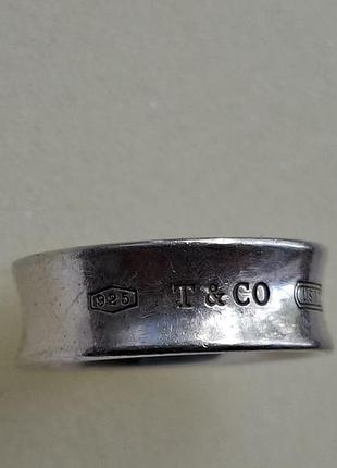 Каблучка tiffany 1837 ring of silver 3