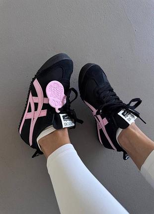 Кросівки asics onitsuka tiger x patou black / pink satin