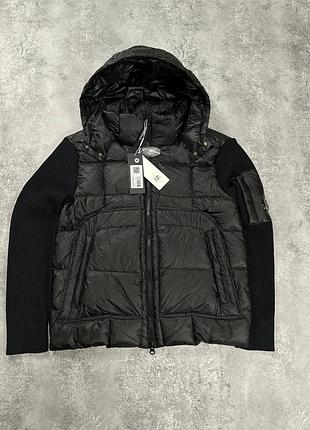В'язана куртка кардиган c.p. company / c.p. company hybrid jacket / куртка кардиган сіпі компані з капюшоном / стильна куртка кардиган c.p. company /