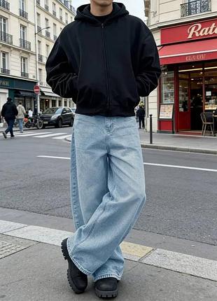 Джинси чоловічі baggy широкі світло-сині