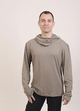 Кофта реглан з коміром капюшоном