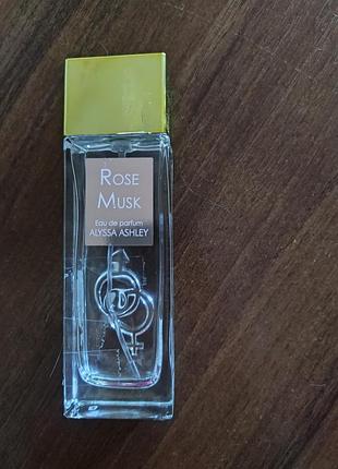 Парфумована вода alyssa ashley rose musk 30 мл унісекс