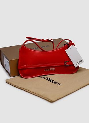 Сумка le bisou ceinture leather shoulder bag in red
