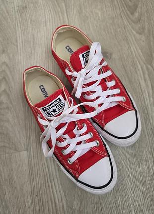 Кеди жіночі converse червоні, розмір 37