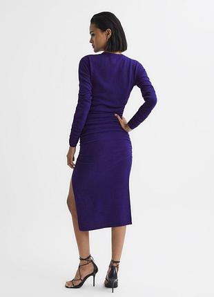 Reiss шерстяное платье миди 6