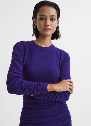 Reiss шерстяное платье миди 5
