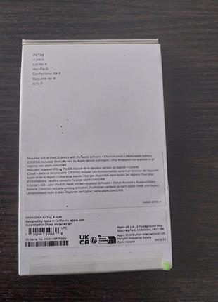 Трекер apple airtag (4 шт.) 2