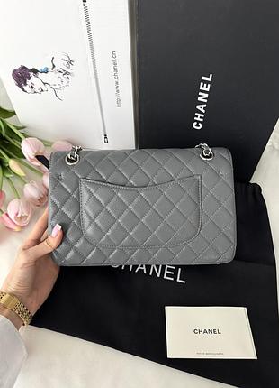 Chanel grey silver texture 2