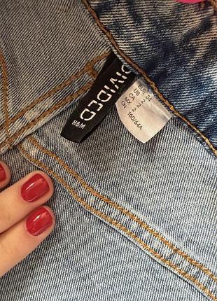 Джинси жіночі h&m mom блакитні 4