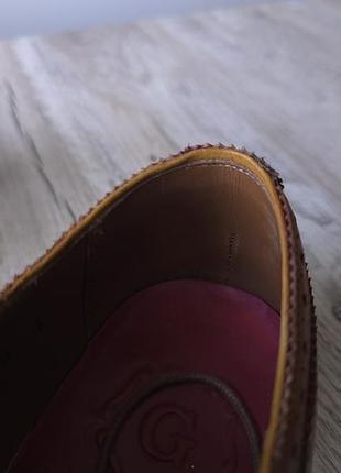 Броги / туфлі grenson dylan leather wingtip brogues 6