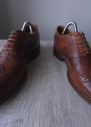 Броги / туфлі grenson dylan leather wingtip brogues 2