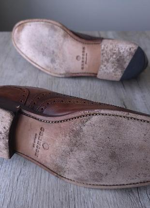 Броги / туфлі grenson dylan leather wingtip brogues 9