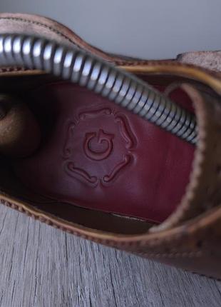 Броги / туфлі grenson dylan leather wingtip brogues 8