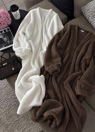 Трендовый кардиган цвет черный белый шоколад