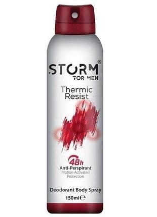Чоловічий дезодорант-антиперспірант для тіла storm thermic resist 150 мл