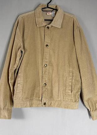 Вельветовая куртка champion corduroy jacket (размер s / свободный крой)