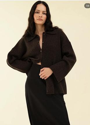 Шоколадний кардиган 6