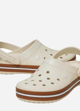 Мужские сабо crocband gum clog crocs