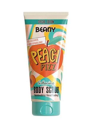 Скраб beany для тела персиковый физ 200 мл