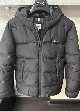 Куртка для хлопчика hugo boss чорна