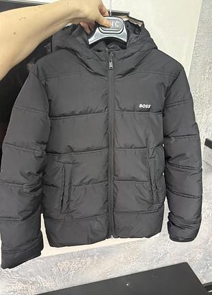 Куртка для хлопчика hugo boss чорна 2