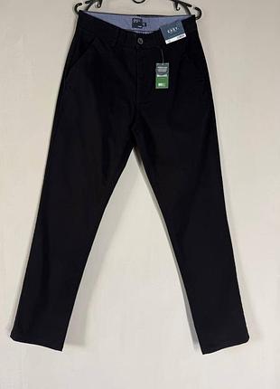 Новые мужские черные брюки-чиносы easy by matalan straight (размер w30 l31/s) - с бирками