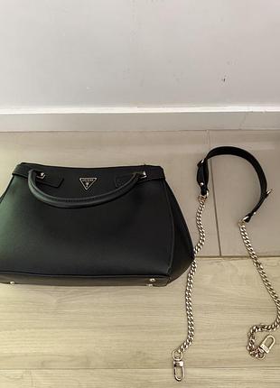 Жіноча сумка  guess чорна 2