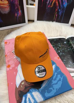 Помаранчева кепка new era 9forty mclaren f1 team (оригінал)