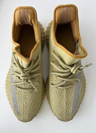 Кросівки чоловічі adidas yeezy boost 350 v2 marsh жовто-оливкові