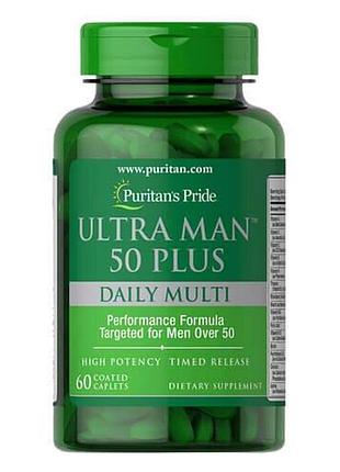 Puritan's pride ultra man 50 plus 60 таблеток