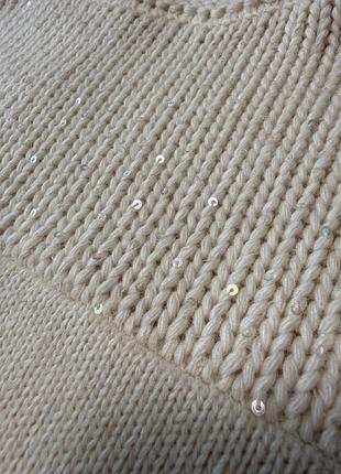 Свитер с пайетками tricot норвегия 5