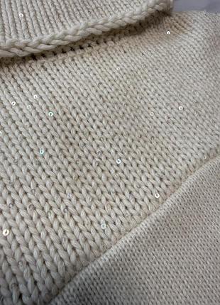 Свитер с пайетками tricot норвегия 6