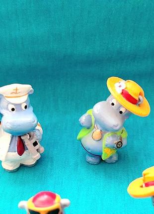 Іграшкові фігурки kinder сім'я бегемотів 90-х років 4