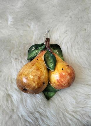 Подвесное настенное (панно) груши capodimonte 3