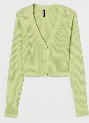 Трикотажний кардиган h&m