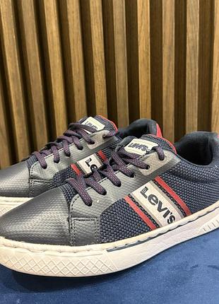 Кеди для хлопчика levi’s, темно-сині, розмір eu 36