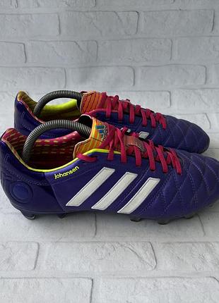 Шкіряні професійні копочки адідас adidas adipure 11pro fg size 43 розмір бутси копи профі оригінал