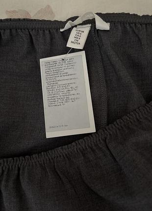 Міді спідниця жіноча h&m сіра 2
